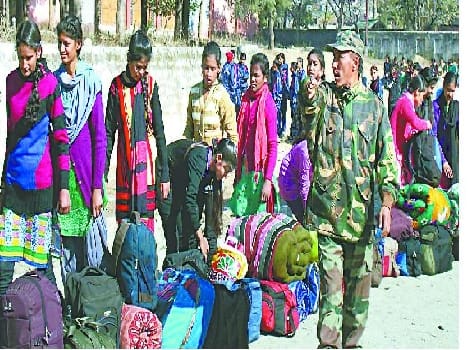 Military, cadets learn social activities